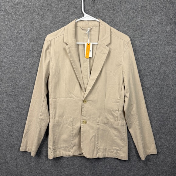 Marine Layer Breeze Blazer Stone Tan Water Repellent Mens Small NWT 124010